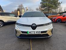2023 73 Renault Megane E-tech Ev60 160kw Iconic 60kwh Optimum Charge 5dr Auto Electric Automatic In Glacier White