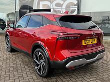 2021 71 Nissan Qashqai 1.3 Dig-t Mh 158 Tekna+ 5dr Hybrid Electric Manual In Red