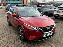 2021 71 Nissan Qashqai 1.3 Dig-t Mh 158 Tekna+ 5dr Hybrid Electric Manual In Red