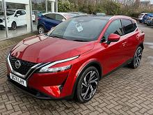 2021 71 Nissan Qashqai 1.3 Dig-t Mh 158 Tekna+ 5dr Hybrid Electric Manual In Red