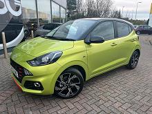 2025 25 Hyundai I10 1.0t [90] N Line 5dr [nav] Petrol Manual In Lucid Lime With Black Roof