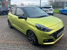 2025 25 Hyundai I10 1.0t [90] N Line 5dr [nav] Petrol Manual In Lucid Lime With Black Roof