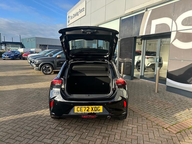 2022 72 Vauxhall Corsa 1.2 Turbo Ultimate 5dr Petrol Manual In Black