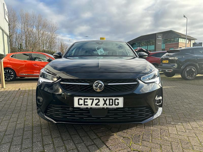 2022 72 Vauxhall Corsa 1.2 Turbo Ultimate 5dr Petrol Manual In Black