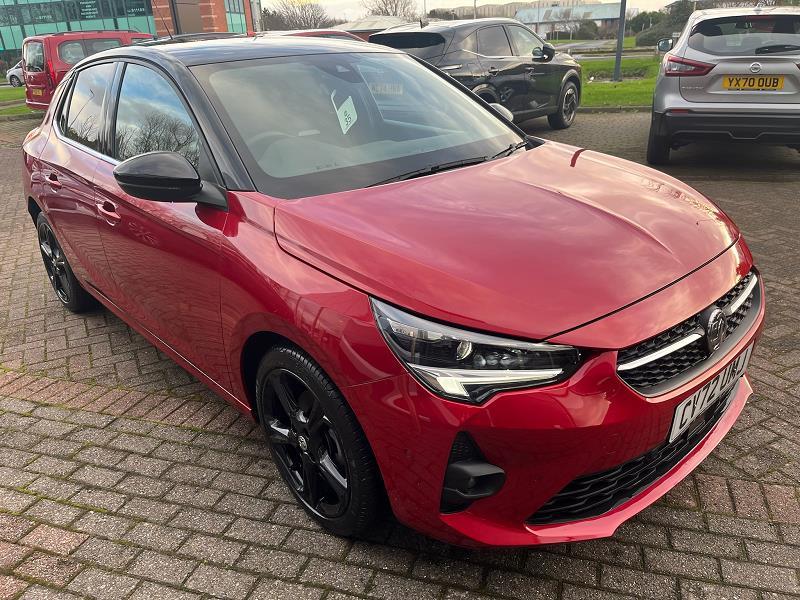 2022 72 Vauxhall Corsa 1.2 Turbo Ultimate 5dr Petrol Manual In Red
