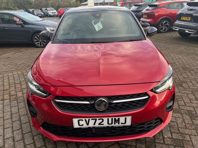 2022 72 Vauxhall Corsa 1.2 Turbo Ultimate 5dr Petrol Manual In Red