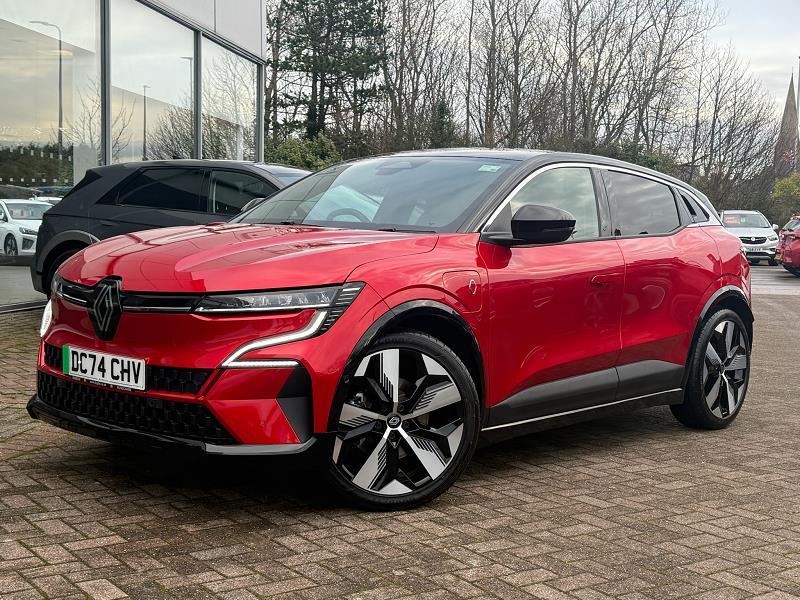 2024 74 Renault Megane E-tech Ev60 160kw Techno Comfort Range 60kwh 5dr Auto Electric Automatic In Red/black