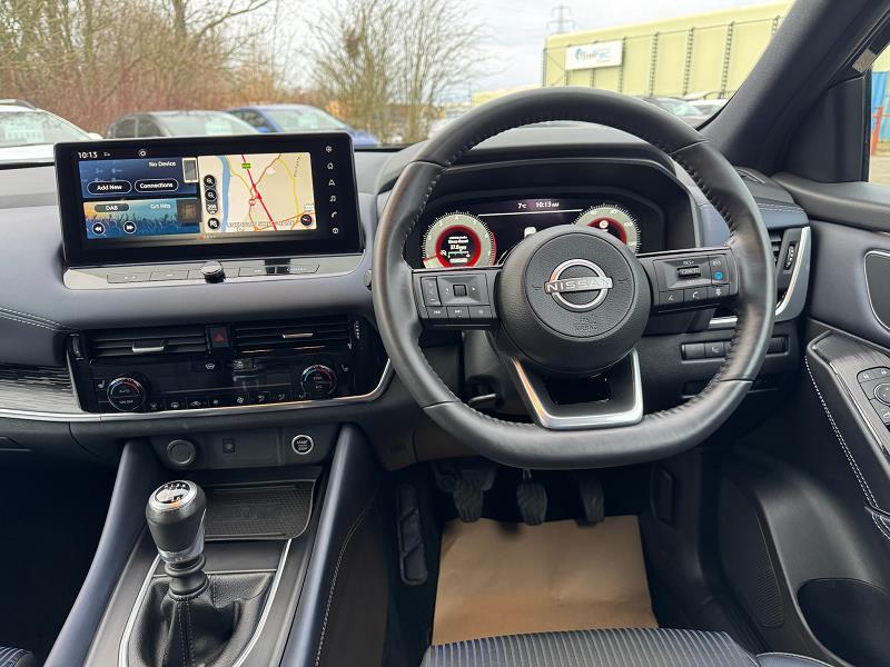 2024 73 Nissan Qashqai 1.3 Dig-t Tekna 5dr Petrol Manual In Black