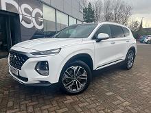 2021 21 Hyundai Santa Fe 2.2 Crdi Premium Se 5dr 4wd Auto Diesel Automatic In White
