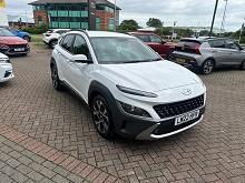 2022 22 Hyundai Kona 1.0 Tgdi 48v Mhev Premium 5dr Hybrid Electric Manual In White