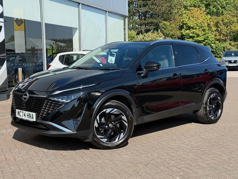 2025 74 Nissan Qashqai 1.3 Dig-t Mh 158 N-connecta [glass Rf] 5dr Xtronic Hybrid Electric Automatic In Black