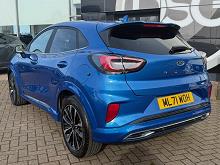 2021 71 Ford Puma 1.0 Ecoboost Hybr Mhev 155 St-line Vignale 5dr Dct Petrol Automatic In Blue