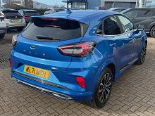 2021 71 Ford Puma 1.0 Ecoboost Hybr Mhev 155 St-line Vignale 5dr Dct Petrol Automatic In Blue