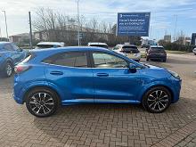 2021 71 Ford Puma 1.0 Ecoboost Hybr Mhev 155 St-line Vignale 5dr Dct Petrol Automatic In Blue