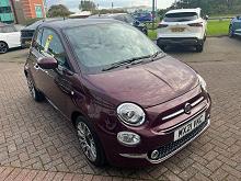 2021 21 Fiat 500 1.0 Mild Hybrid Star 3dr Petrol Manual In Red