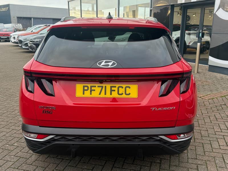 2022 71 Hyundai Tucson 1.6 Tgdi 48v Mhd Se Connect 5dr 2wd Dct Mild Hybrid Electric Petrol Automatic In Engine Red