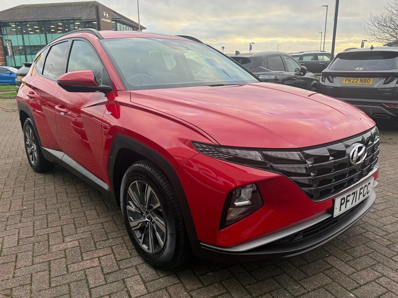 2022 71 Hyundai Tucson 1.6 Tgdi 48v Mhd Se Connect 5dr 2wd Dct Mild Hybrid Electric Petrol Automatic In Engine Red
