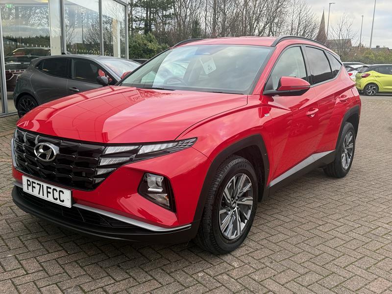 2022 71 Hyundai Tucson 1.6 Tgdi 48v Mhd Se Connect 5dr 2wd Dct Mild Hybrid Electric Petrol Automatic In Engine Red
