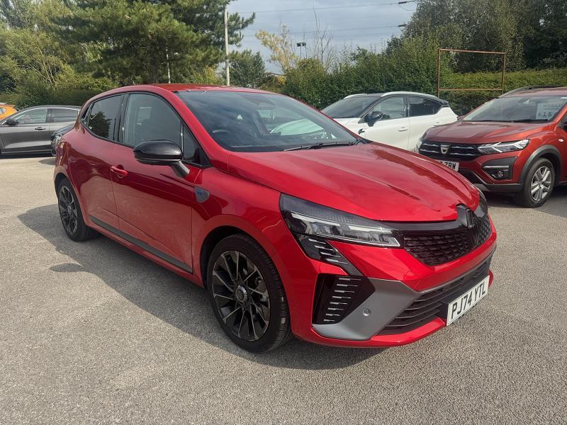 2024 74 Renault Clio 1.6 E-tech Full Hybrid 145 Esprit Alpine 5dr Auto Hybrid Petrol Automatic In Flame Red