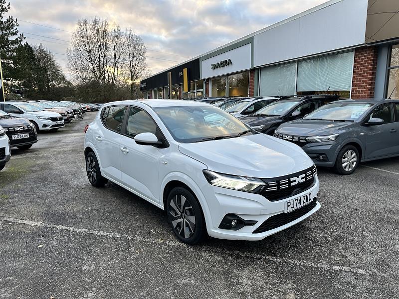 2024 74 Dacia Sandero 1.0 Tce Expression 5dr Petrol Manual In Glacier White
