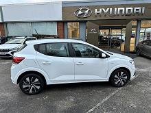 2024 74 Dacia Sandero 1.0 Tce Expression 5dr Petrol Manual In Glacier White