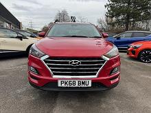 2018 68 Hyundai Tucson 1.6 Gdi Se Nav 5dr 2wd Petrol Manual In Red