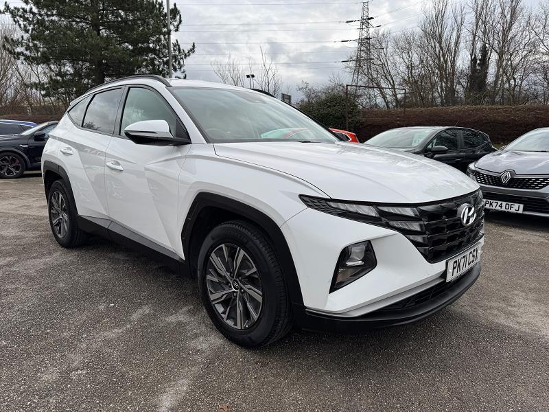 2021 71 Hyundai Tucson 1.6 T-gdi 150ps Se Connect Petrol Manual In Polar White
