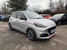 2022 72 Hyundai I10 1.0 T-gdi N Line 5dr Petrol Manual In Sleek Silver