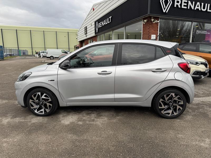 2022 72 Hyundai I10 1.0 T-gdi N Line 5dr Petrol Manual In Sleek Silver