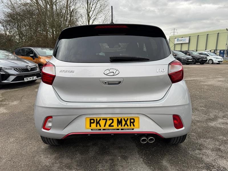 2022 72 Hyundai I10 1.0 T-gdi N Line 5dr Petrol Manual In Sleek Silver