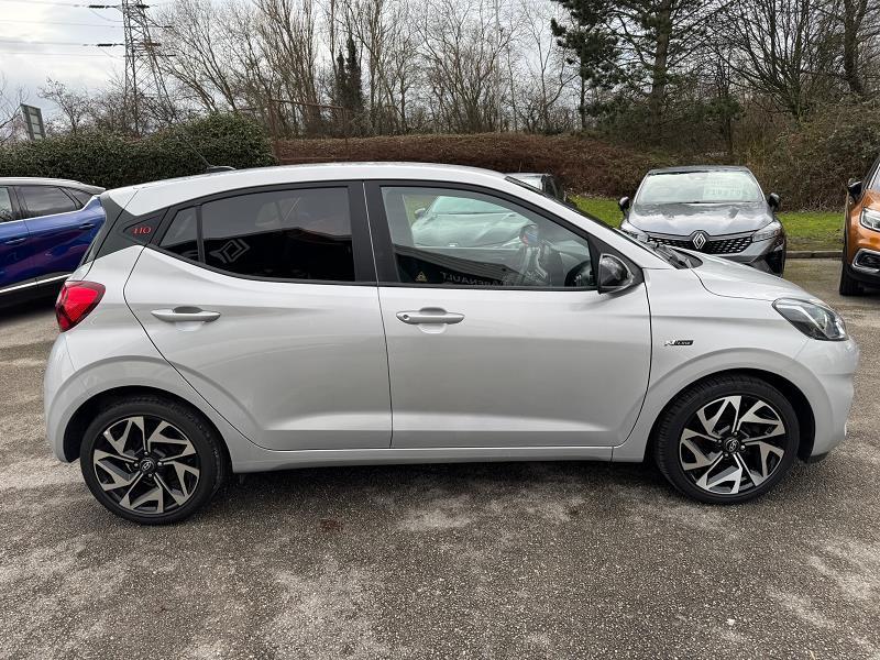 2022 72 Hyundai I10 1.0 T-gdi N Line 5dr Petrol Manual In Sleek Silver