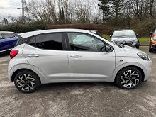 2022 72 Hyundai I10 1.0 T-gdi N Line 5dr Petrol Manual In Sleek Silver