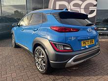 2022 72 Hyundai Kona 1.6 Gdi Hybrid Ultimate 5dr Dct Hybrid Petrol Automatic In Surfy Blue