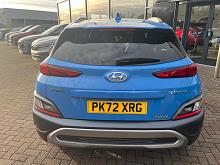 2022 72 Hyundai Kona 1.6 Gdi Hybrid Ultimate 5dr Dct Hybrid Petrol Automatic In Surfy Blue