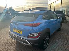 2022 72 Hyundai Kona 1.6 Gdi Hybrid Ultimate 5dr Dct Hybrid Petrol Automatic In Surfy Blue