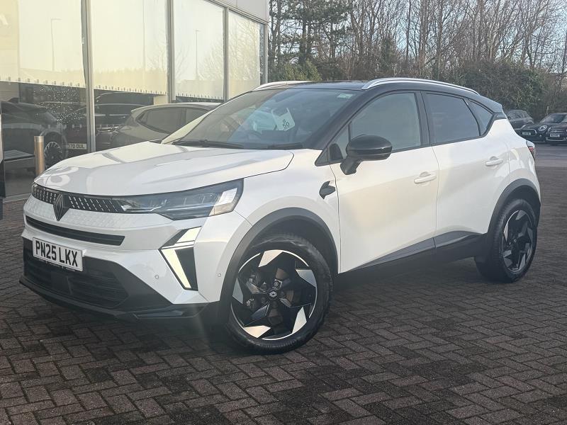 2025 25 Renault Captur 1.0 Tce 90 Techno 5dr Petrol Manual In Arct Wht+dmd Rf