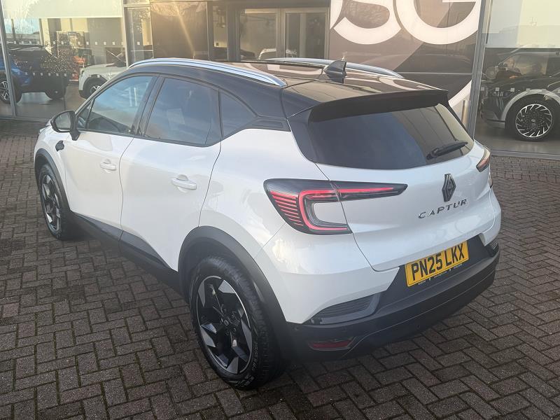 2025 25 Renault Captur 1.0 Tce 90 Techno 5dr Petrol Manual In Arct Wht+dmd Rf