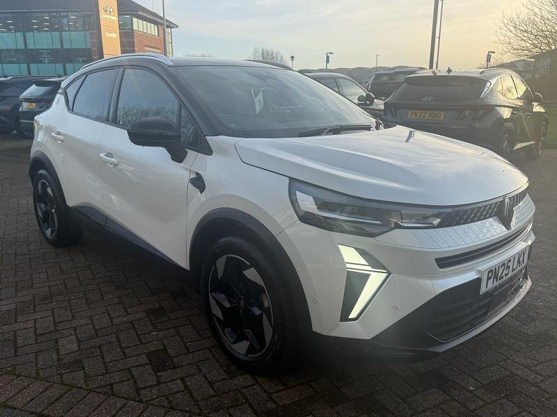 2025 25 Renault Captur 1.0 Tce 90 Techno 5dr Petrol Manual In Arct Wht+dmd Rf