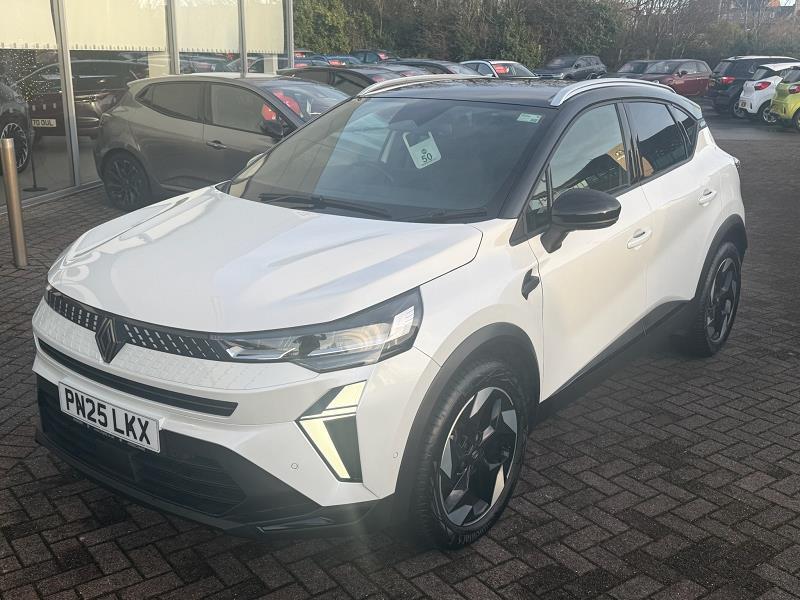 2025 25 Renault Captur 1.0 Tce 90 Techno 5dr Petrol Manual In Arct Wht+dmd Rf