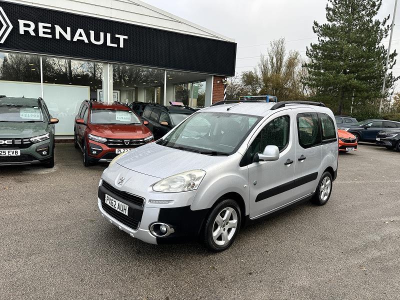 2012 62 Peugeot Partner Tepee 1.6 Hdi 92 Outdoor 5dr Diesel Manual In Silver