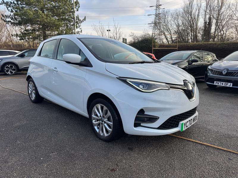2020 70 Renault Zoe 80kw I Iconic R110 50kwh 5dr Auto Electric Automatic In Glacier White