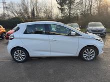2020 70 Renault Zoe 80kw I Iconic R110 50kwh 5dr Auto Electric Automatic In Glacier White