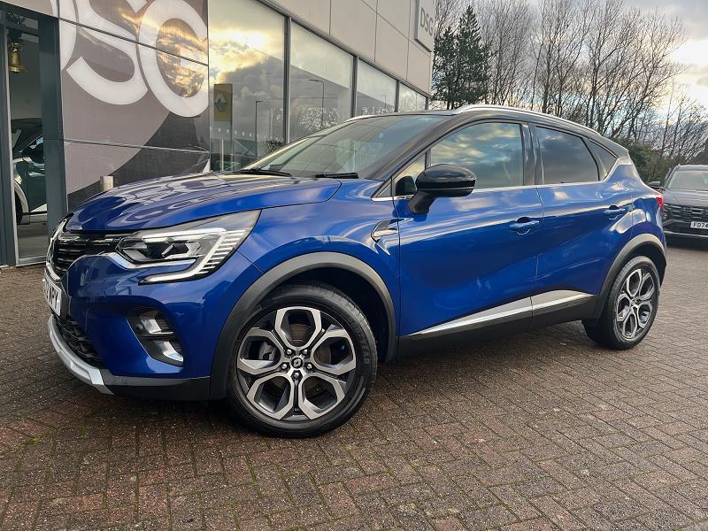 2022 72 Renault Captur 1.6 E-tech Full Hybrid 145 Techno 5dr Auto Hybrid Electric Automatic In Iron Blue