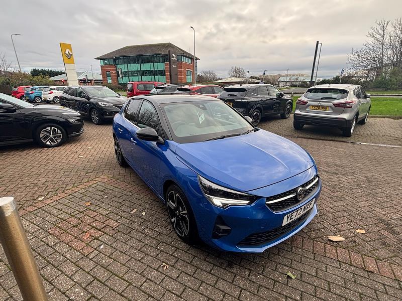 2022 72 Vauxhall Corsa 1.2 Turbo Ultimate 5dr Auto Petrol Automatic In Blue
